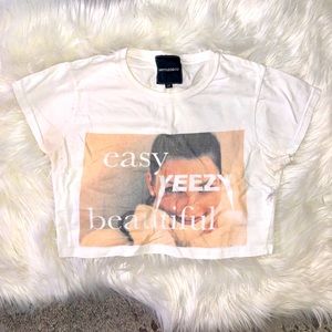 Easy, Yeezy, Beautiful crop top